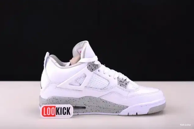 Rep TB Retro 4 Jordan (2021) Oreo CT8527-100 White 0618